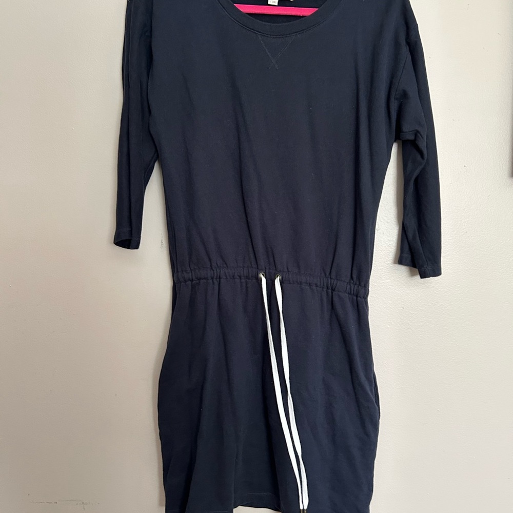 LOFT Black and Pink Dress